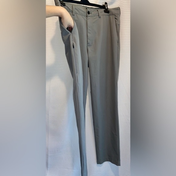 2/60$ Men’s THE NORTH FACE gray regular fit stretchy straight legs pants Sz 38 - Picture 9 of 11